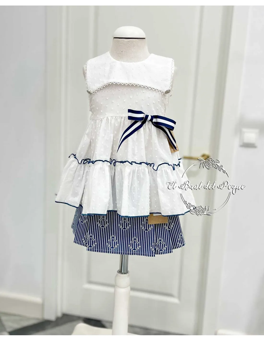 Conjunto Niña Blusón y Falda Pantalón Lolittos Colección Titanic