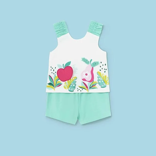 Conjunto Short bebé niña Mayoral
