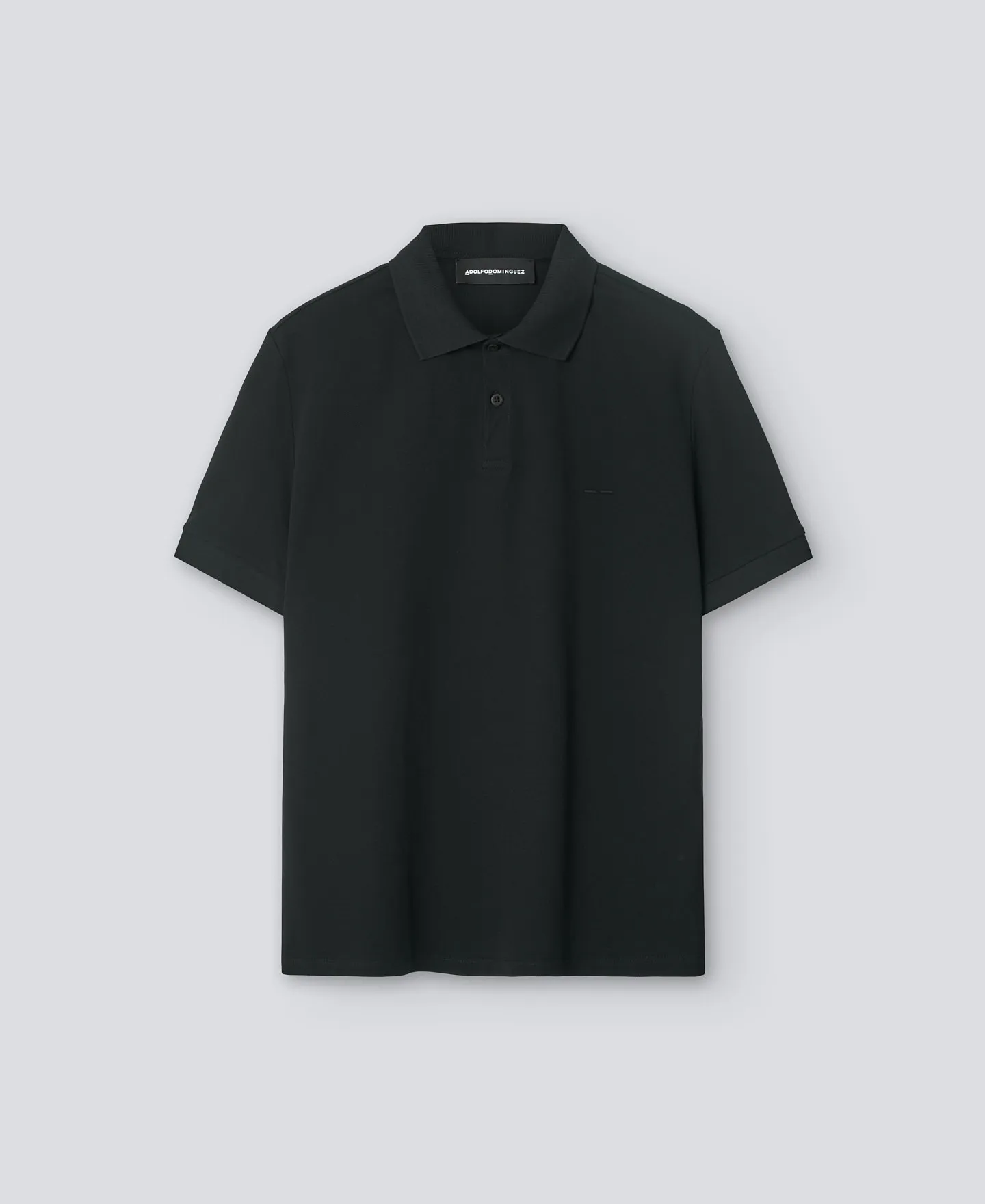 Cotton piqué polo shirt man