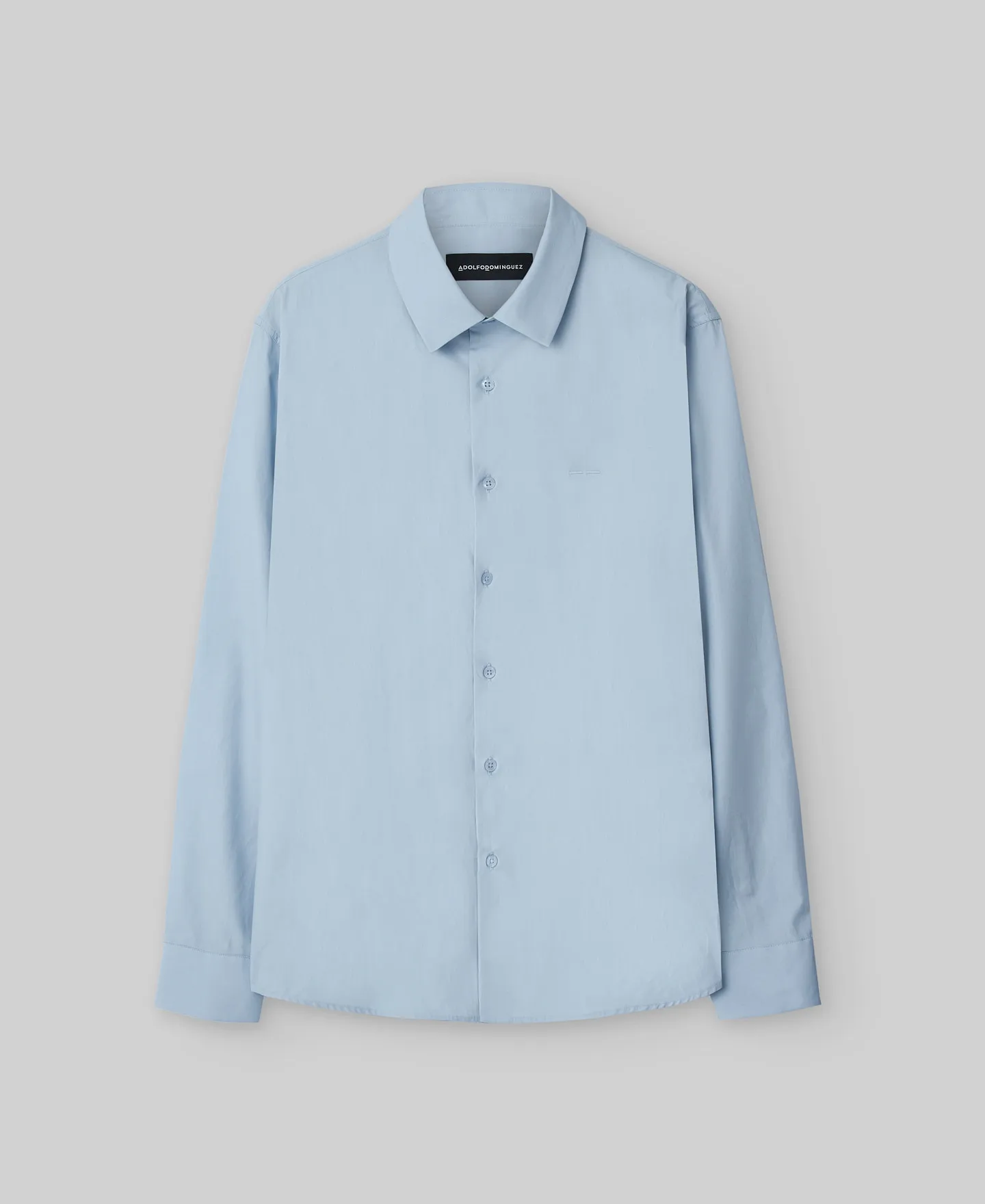 Cotton slim fit shirt man
