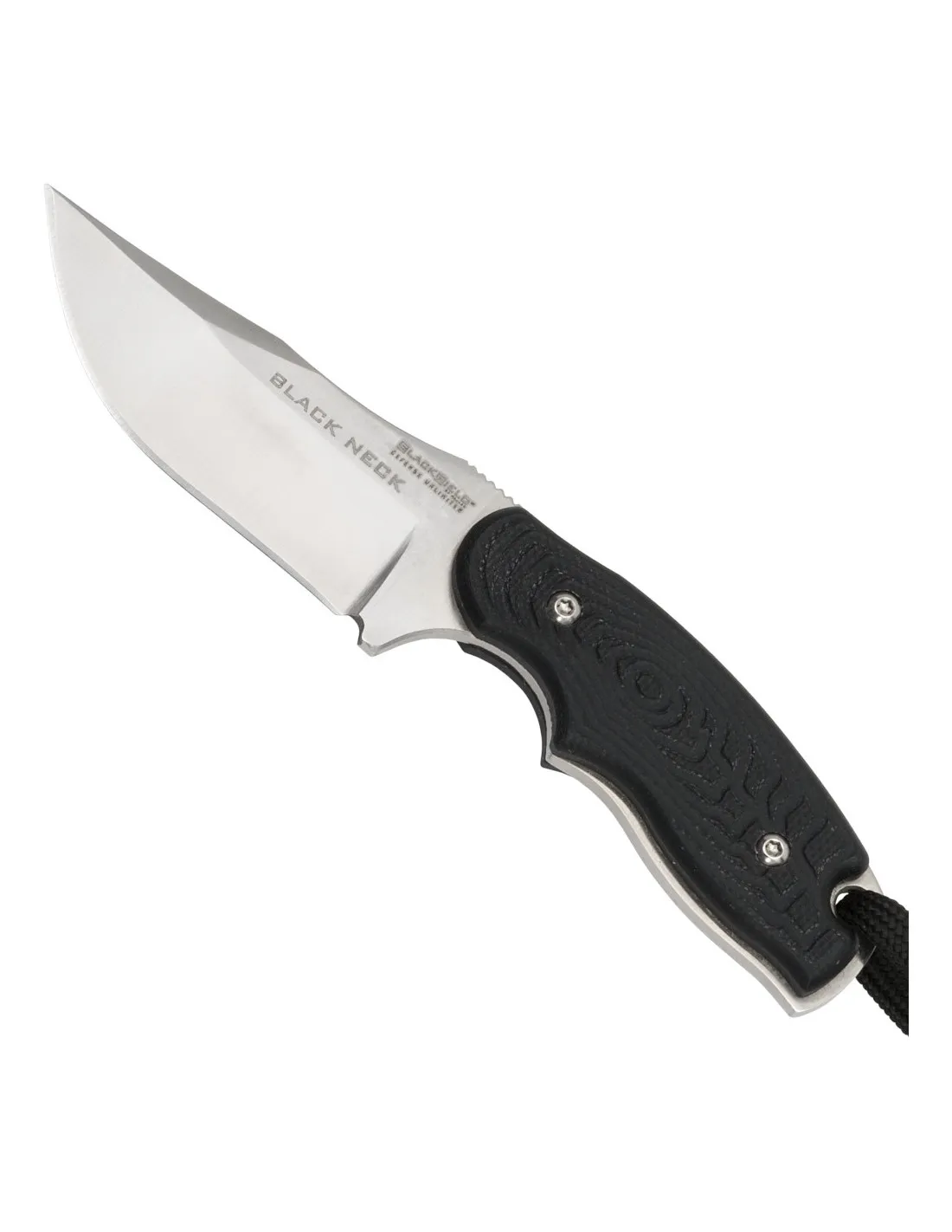 Cuchillo táctico Black Neck con funda de cuello