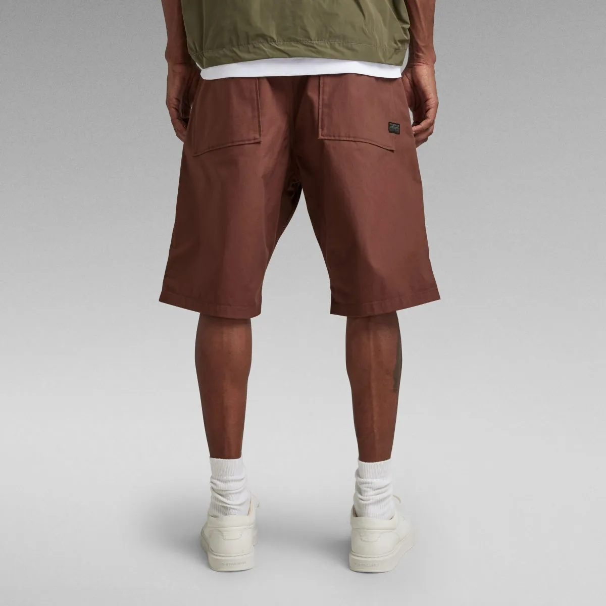 D21458 D387 WORKER SHORT CHINOC964 BROWN STONE