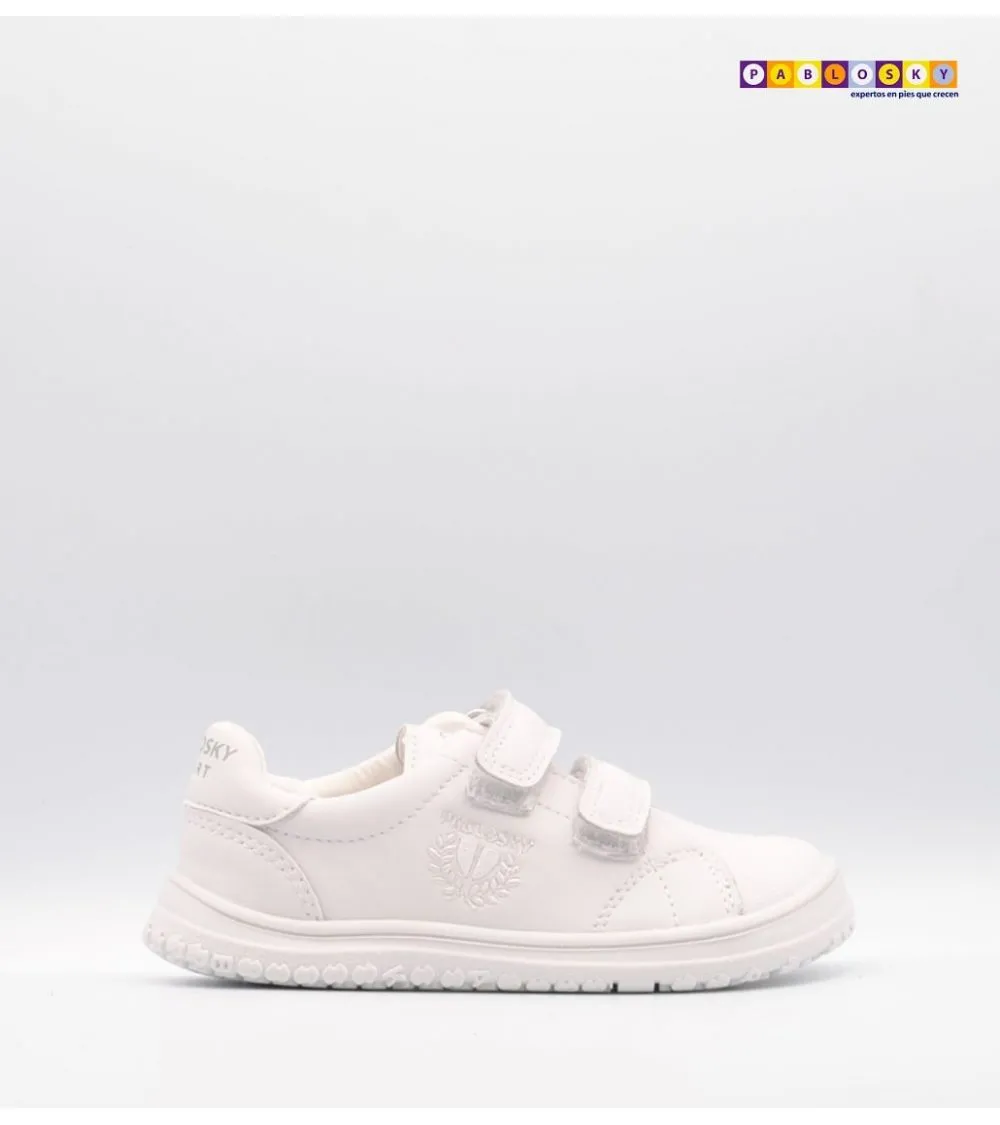 DEPORTIVO PLABLOSKY BLANCO DOBLE VELCRO