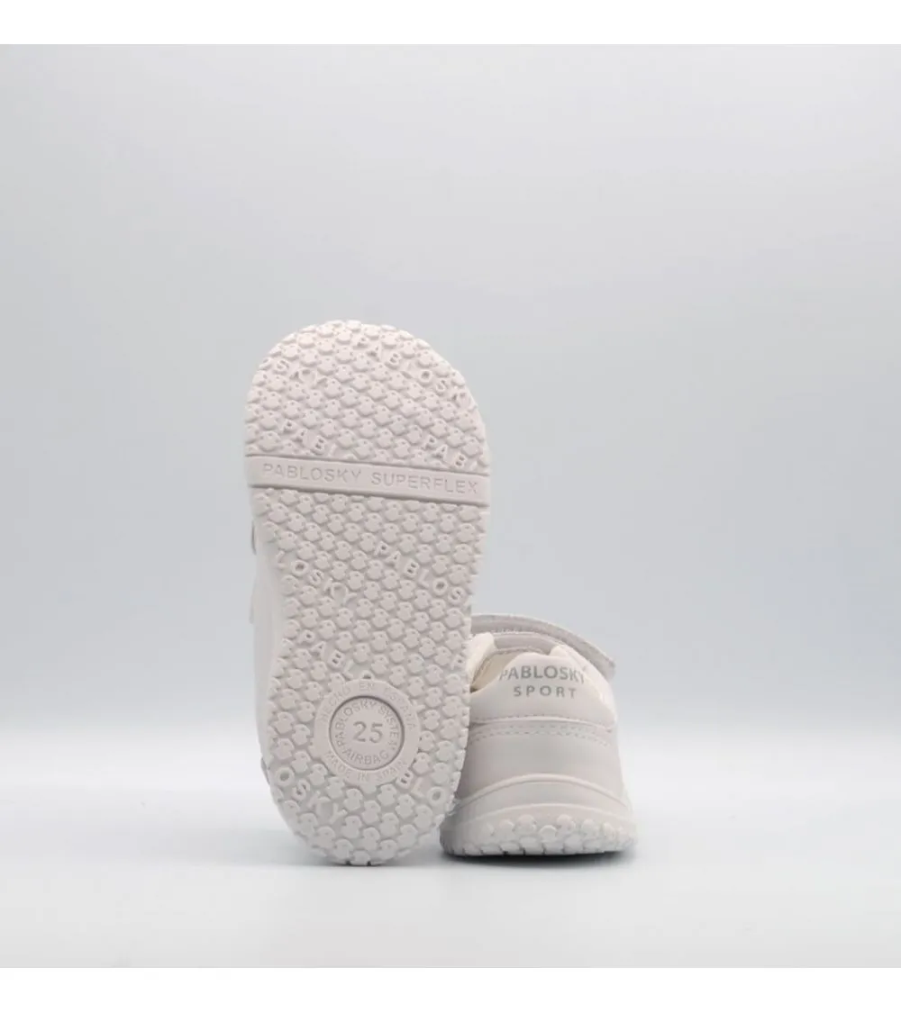 DEPORTIVO PLABLOSKY BLANCO DOBLE VELCRO
