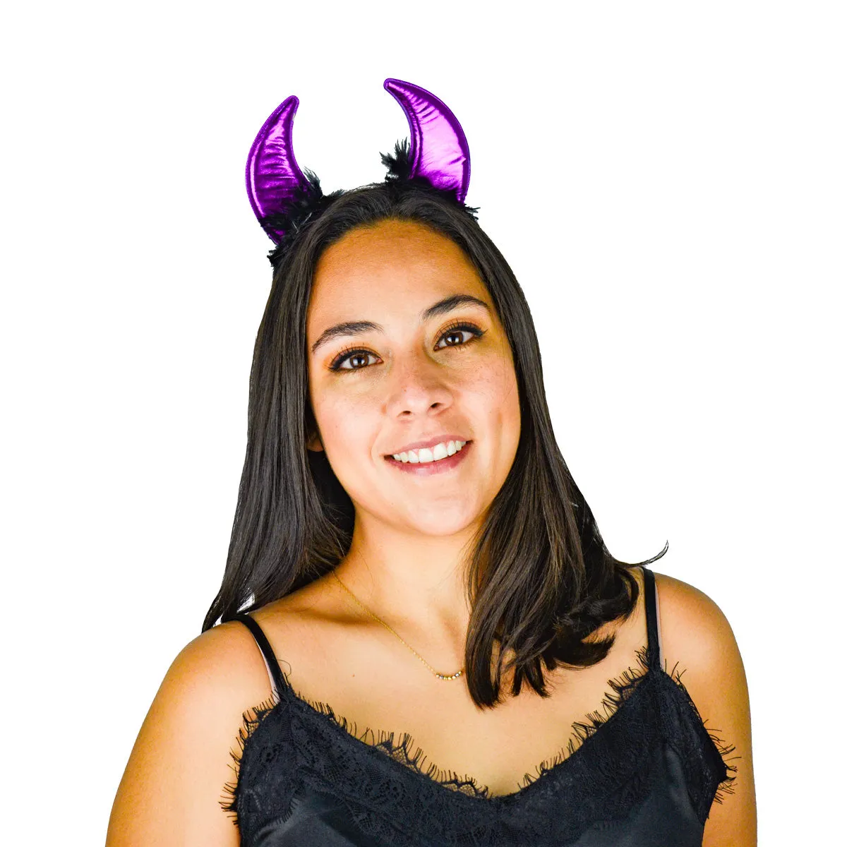 Diadema para Disfraz Morada