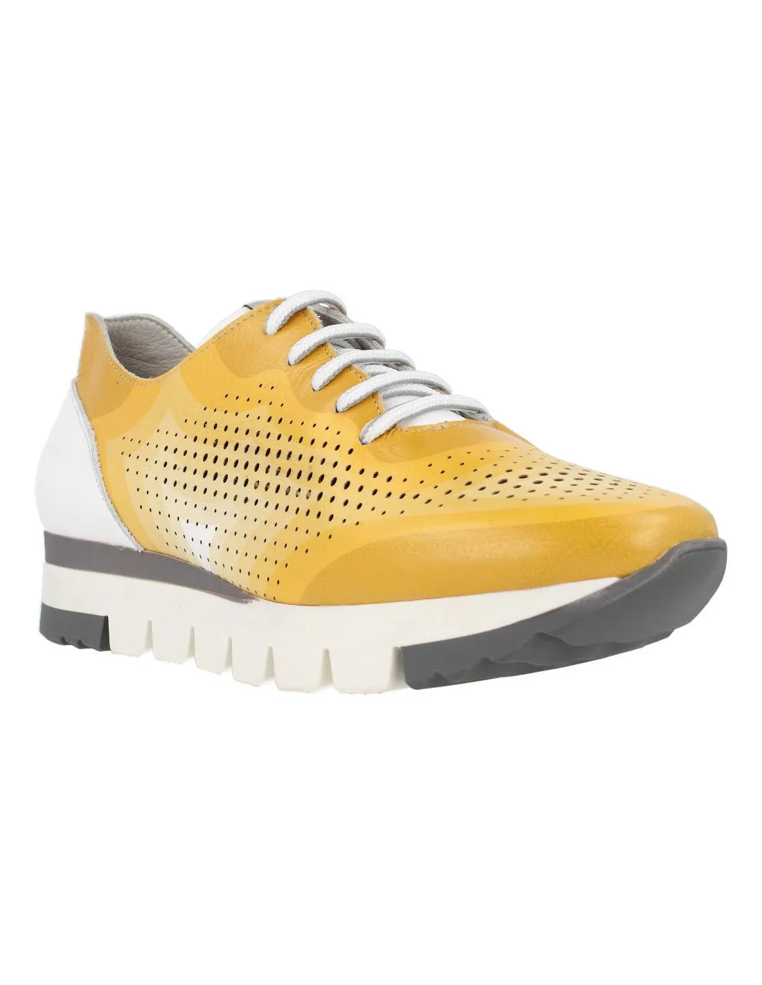 DORKING  ZAPATILLAS CHARLOT MOSTAZA