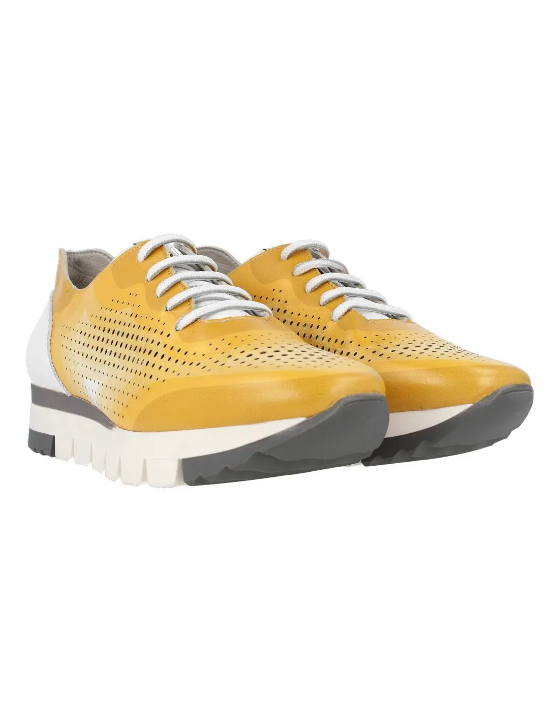 DORKING  ZAPATILLAS CHARLOT MOSTAZA