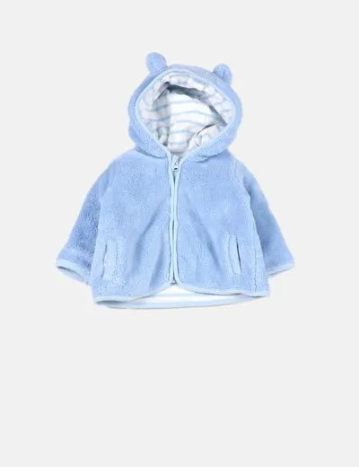 El Corte Inglés Abrigo azul peluche