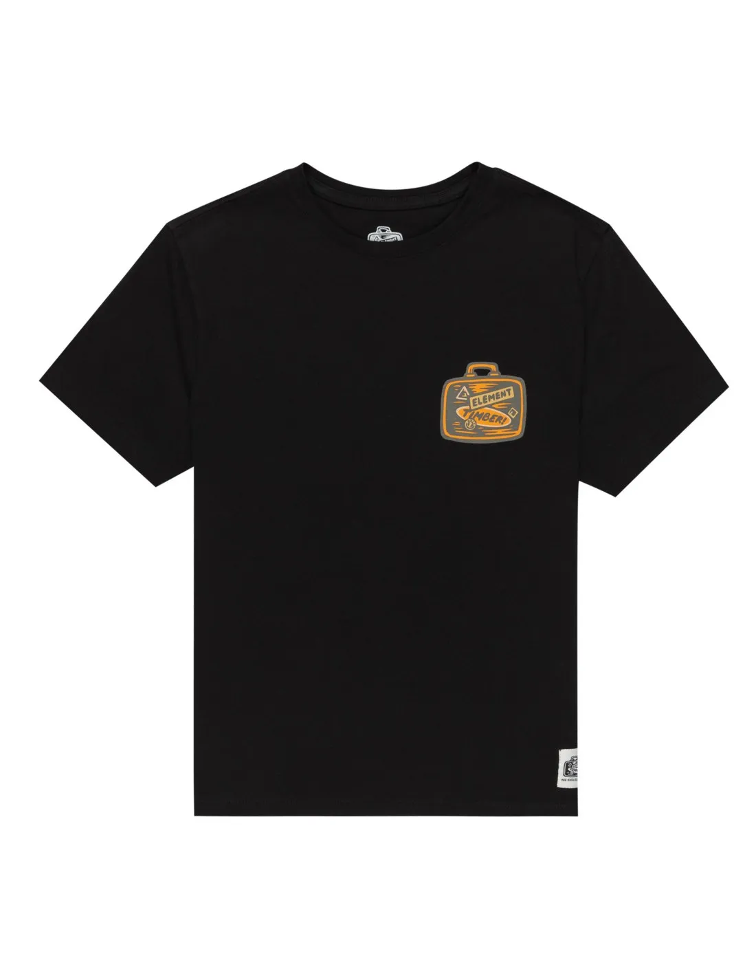 ELEMENT JUST IN CASE  FLINT BLACK  CAMISETA PARA NIñO
