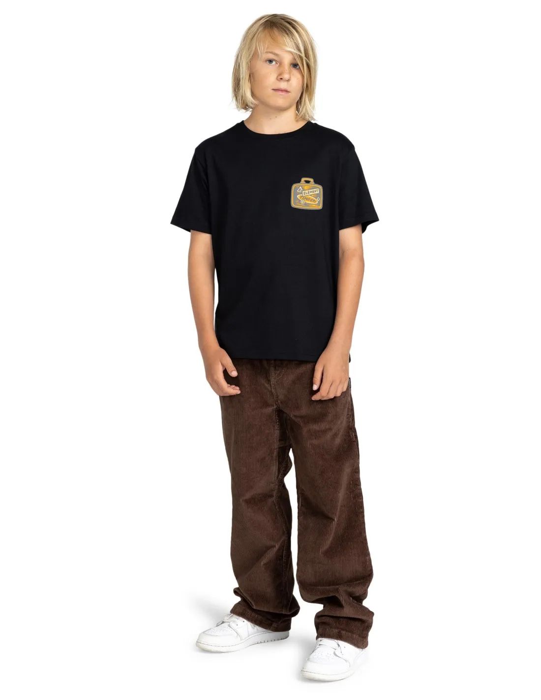 ELEMENT JUST IN CASE  FLINT BLACK  CAMISETA PARA NIñO