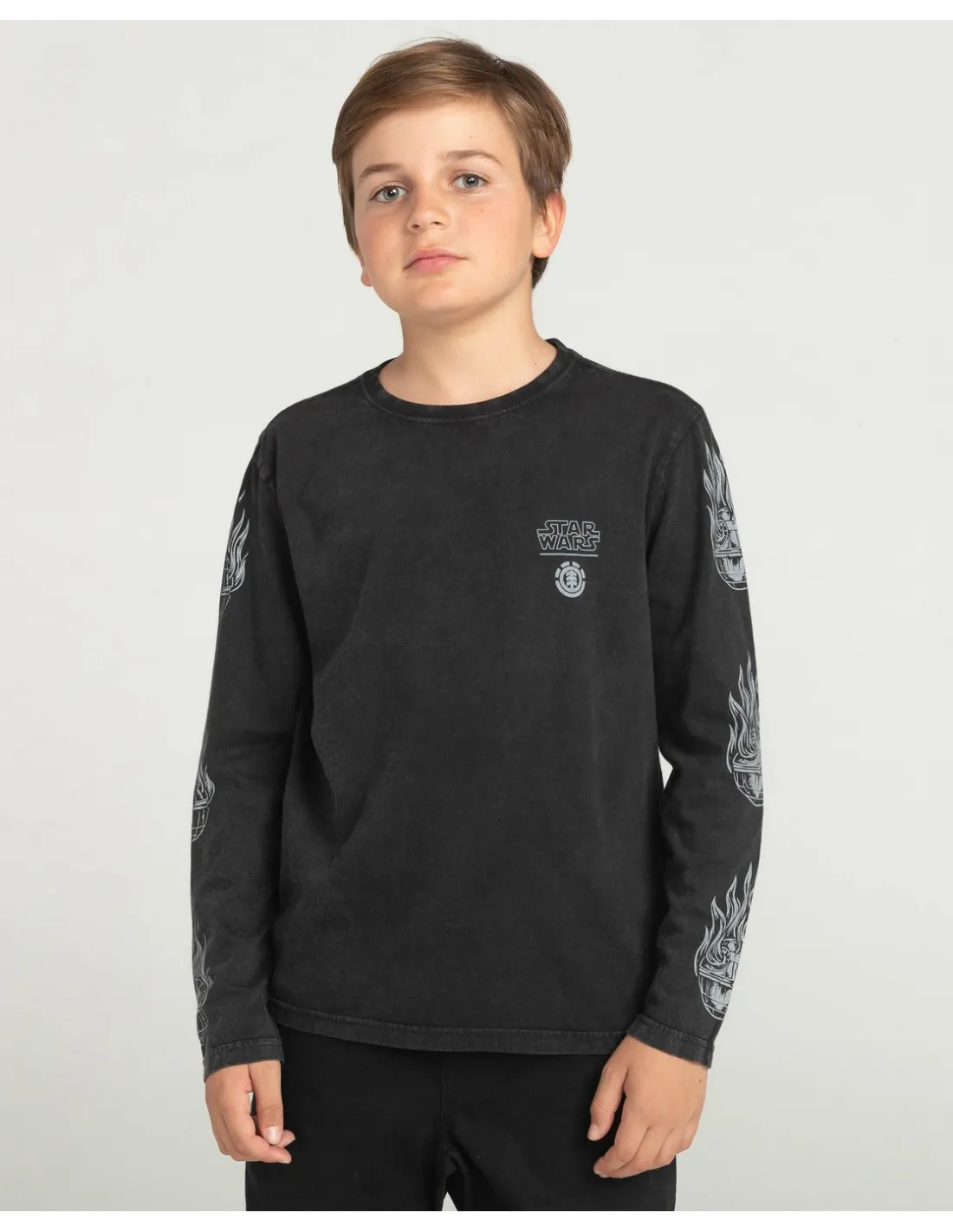 ELEMENT STAR WARS™ DEATHSTAR  NEGRO  CAMISETA DE MANGA LARGA PARA NIñO