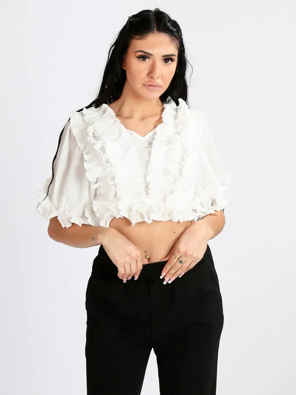 Elsa M. Tp mujer corta en voile