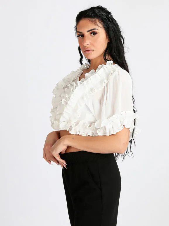 Elsa M. Tp mujer corta en voile