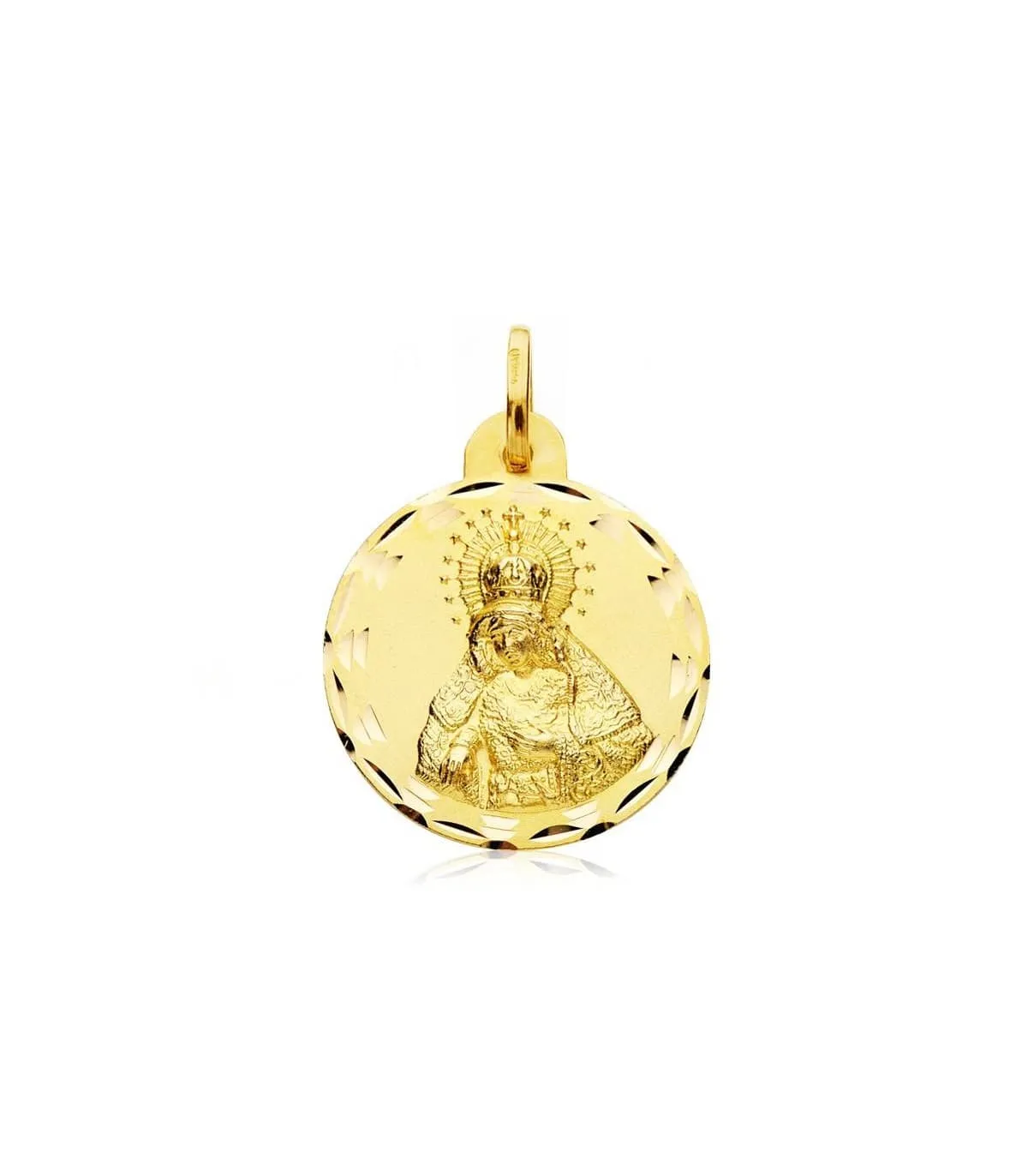 Escapulario Virgen Macarena/Cristo del Gran Poder Oro 18 kilates 23mm