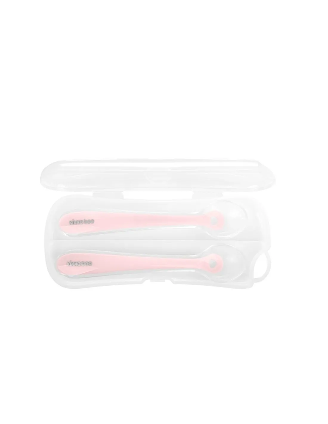 ESTUCHE CON CUCHARAS DE SILICONA 2 PCS  KIKKA BOO