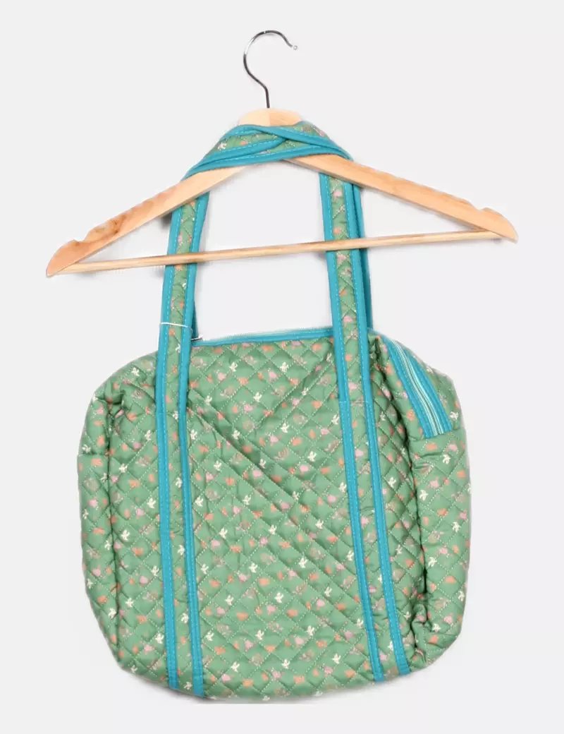 Forever sunny Bolso verde estampado