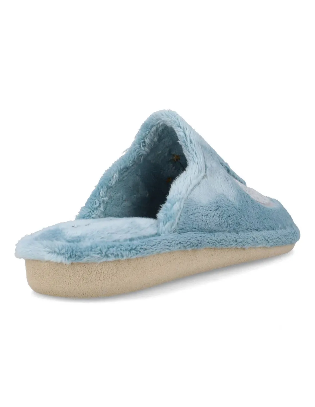GARZóN  ZAPATILLA CASA EVA LUNA INFINITO TURQUESA