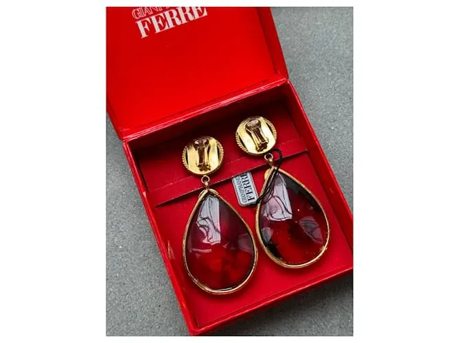 Gianfranco Ferré Pendientes Dorado 