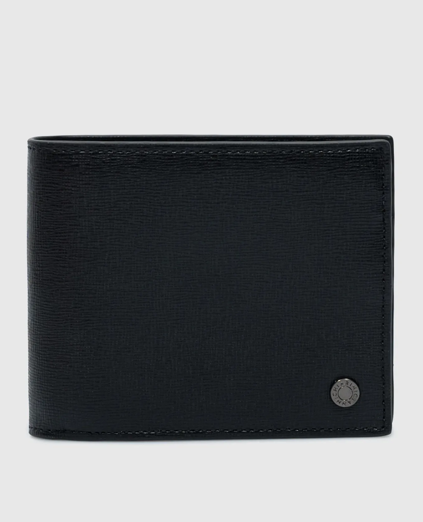 Gianni Chiarini Black leather purse with logo