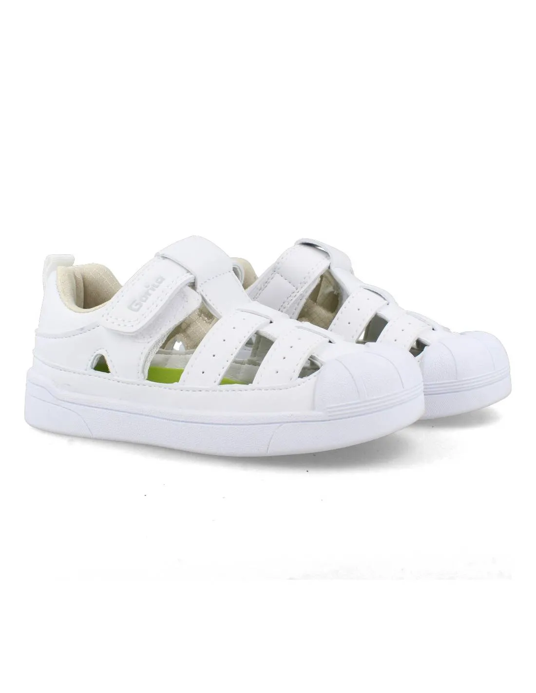 GORILA  CANGREJERA NAPA VELCRO BLANCO