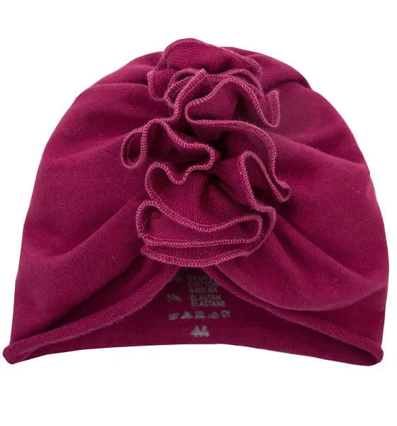 Gorro turbante fucsia de niña colección Simply Comfy