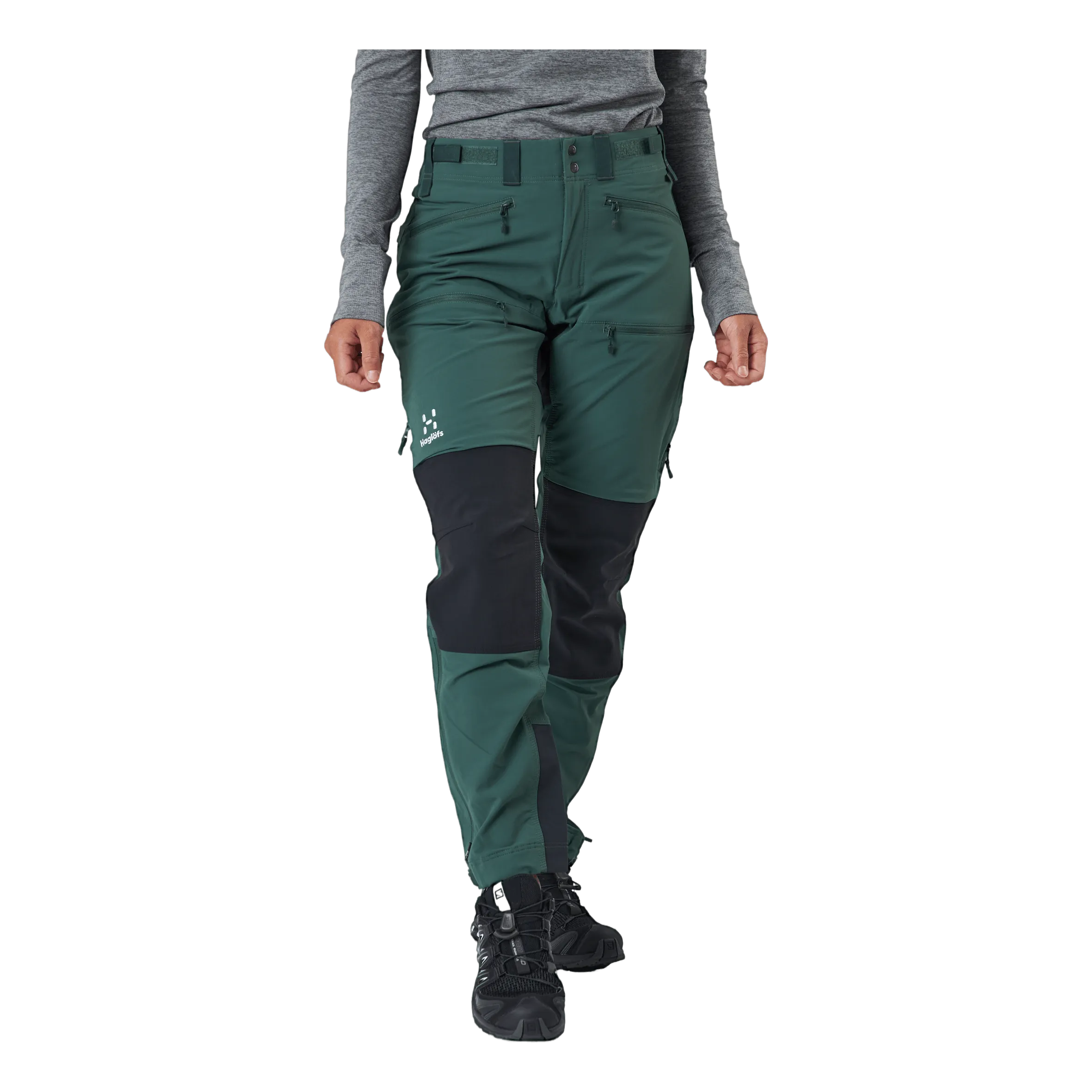 Haglöfs Rugged Standard Pant Women Fjell Green/true Black