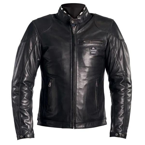 Helstons Road Leather Black 