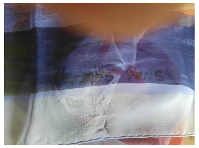 HERMèS  MUSELINA DE SEDA  90X90 CM  MULTICOLOR 