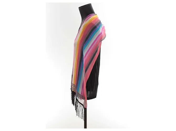 Hermès Túnica de seda Multicolor 