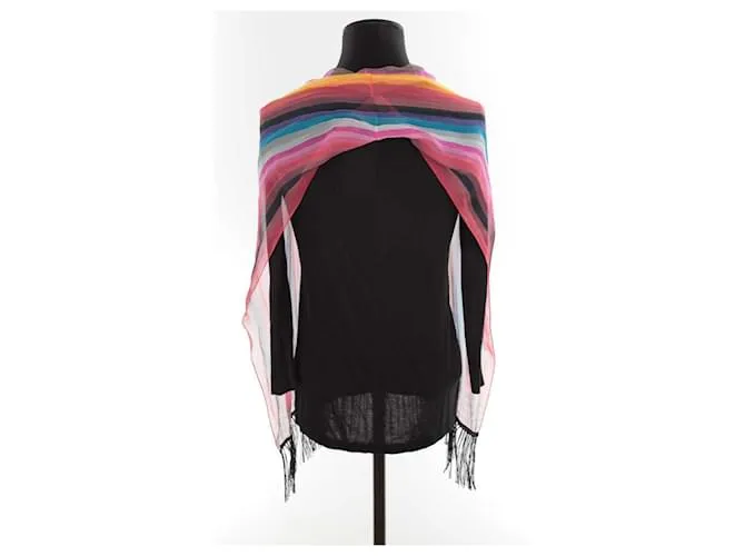 Hermès Túnica de seda Multicolor 