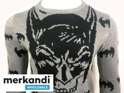 Hombre Batman Suéter 100% Arcylic Sudadera Jersey Jersey Halloween Manga Larga Tops