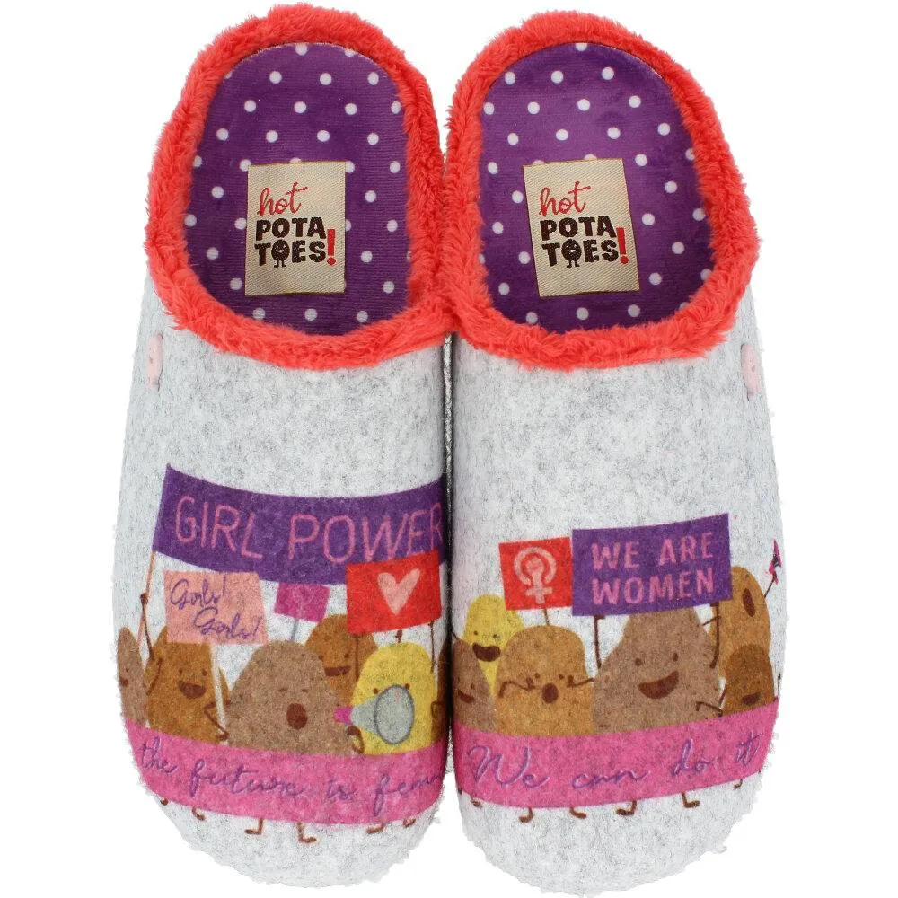 HOT POTATOES  ZAPATILLAS DE CASA GIRL POWER