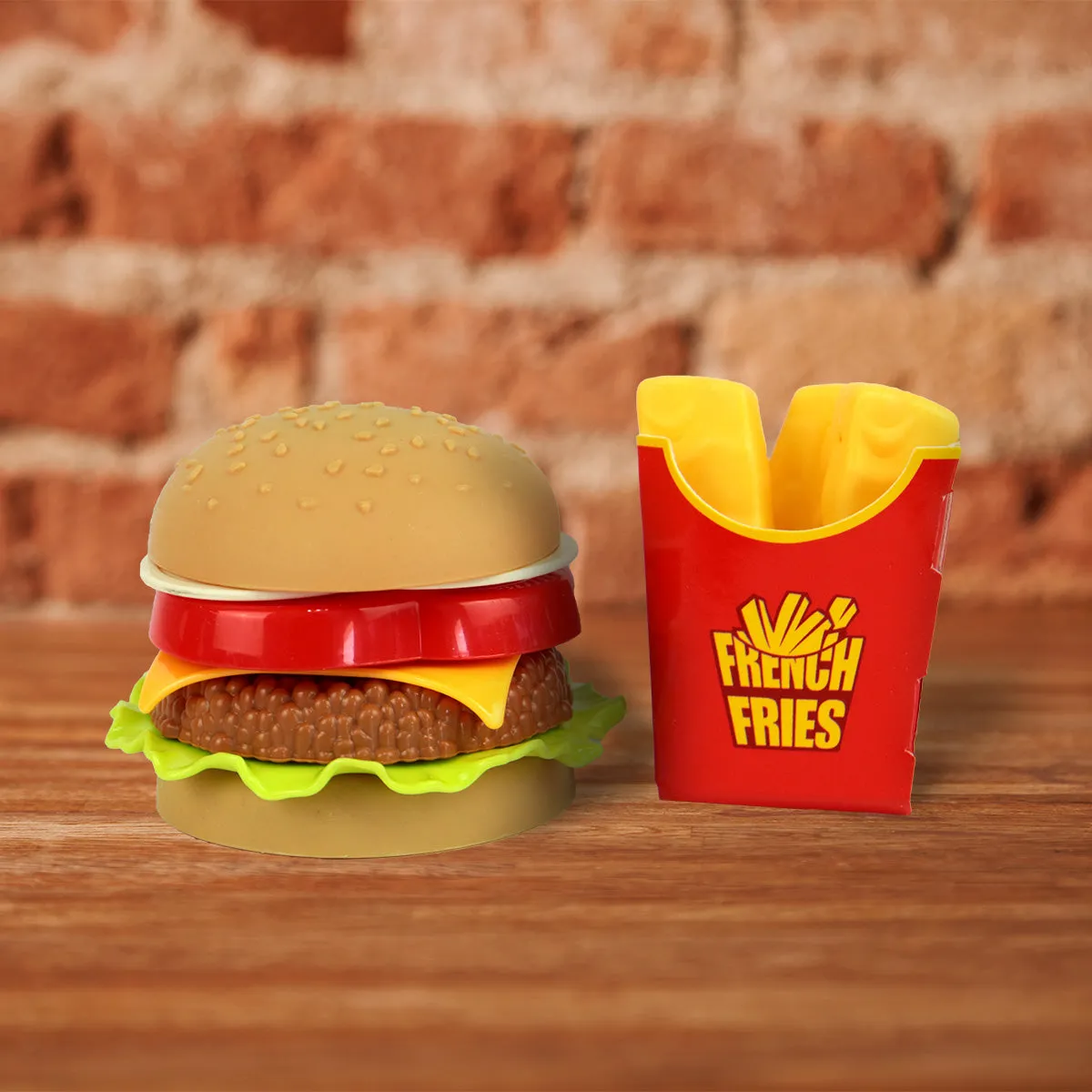 Increíble Combo de Hamburguesa con Papas para Nios