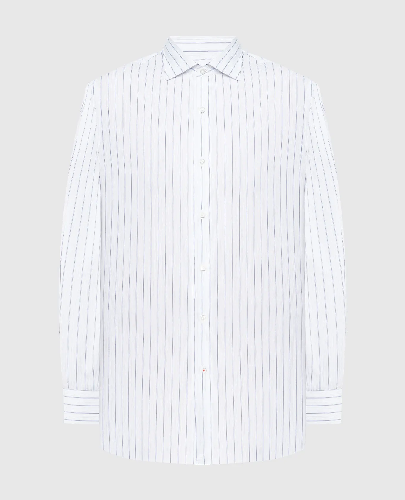 ISAIA White striped shirt