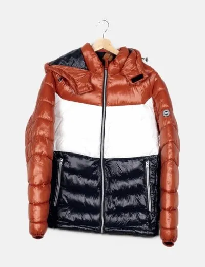 Jack & Jones Abrigo acolchado tricolor