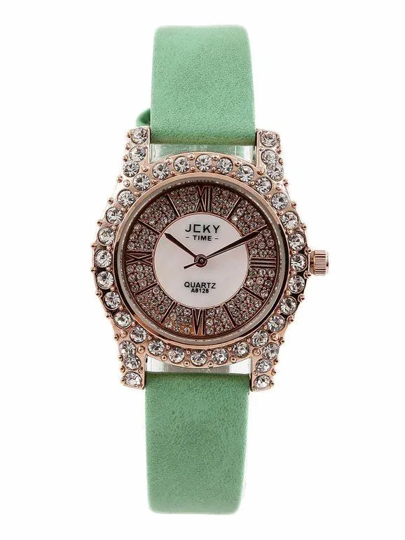 Jcky Reloj de mujer con pedrería