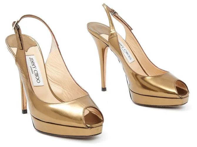 Jimmy Choo NOVA 100 ORO UE38 Dorado 