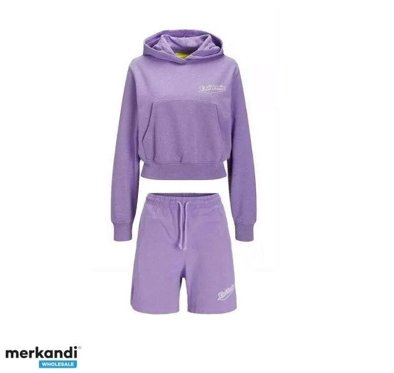 JJXX by JACK & JONES Conjunto de suéter y pantalones cortos de verano para mujer