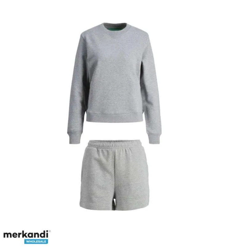 JJXX by JACK & JONES Conjunto de suéter y pantalones cortos de verano para mujer