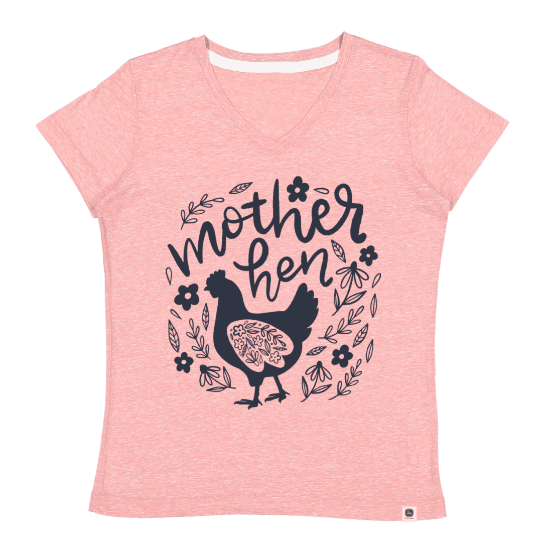 JOHN DEERE G25902XHJDRK0YL CAMISETA PARA MUJER 65% POLIESTER 35% ALGODON ROSADA TALLA L