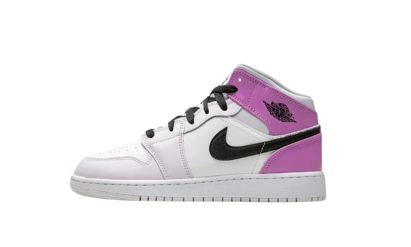 JORDAN 1 MID  BARELY GRAPE (GS)