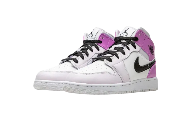JORDAN 1 MID  BARELY GRAPE (GS)