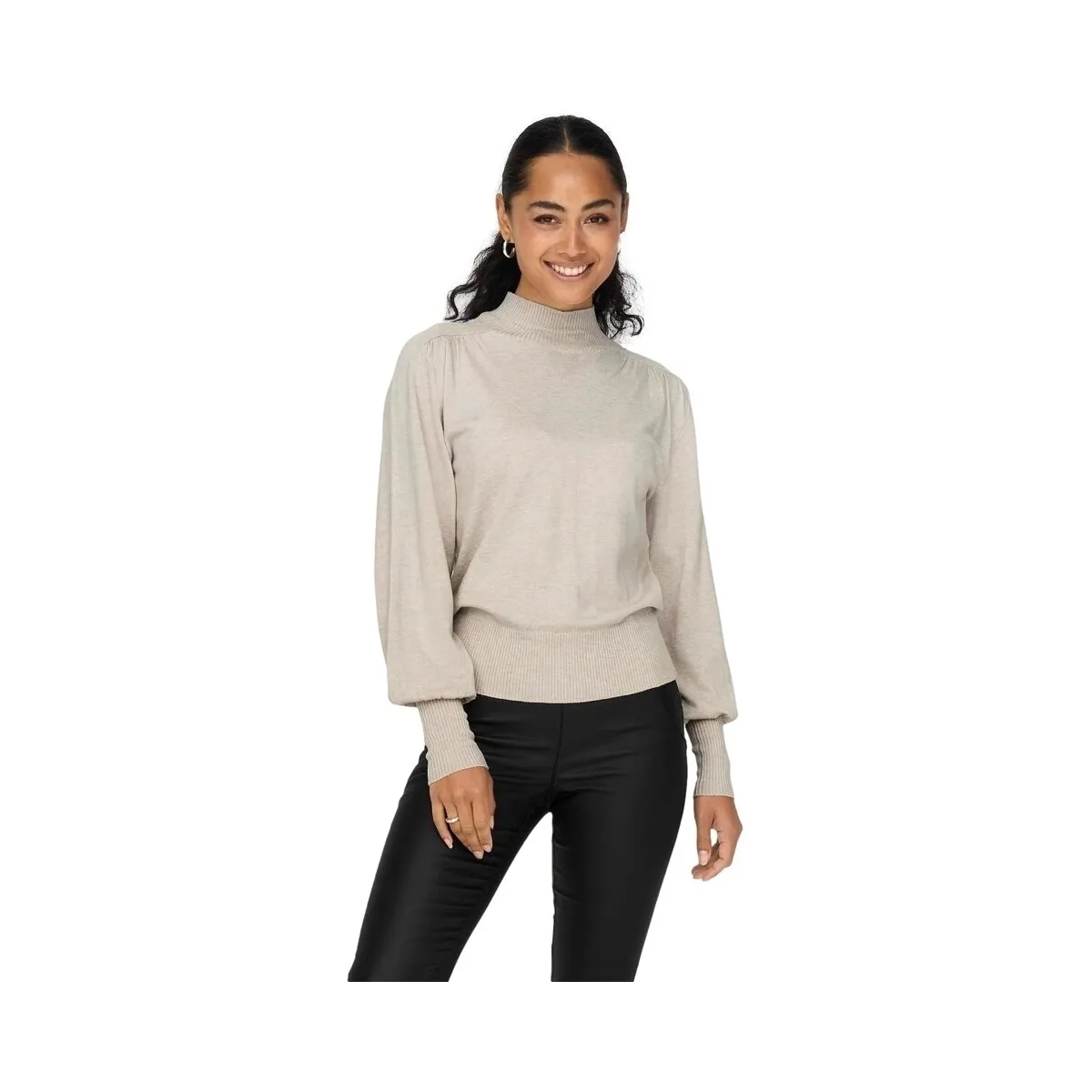 JULIA LIFE L/S KNIT  PUMICE STONE