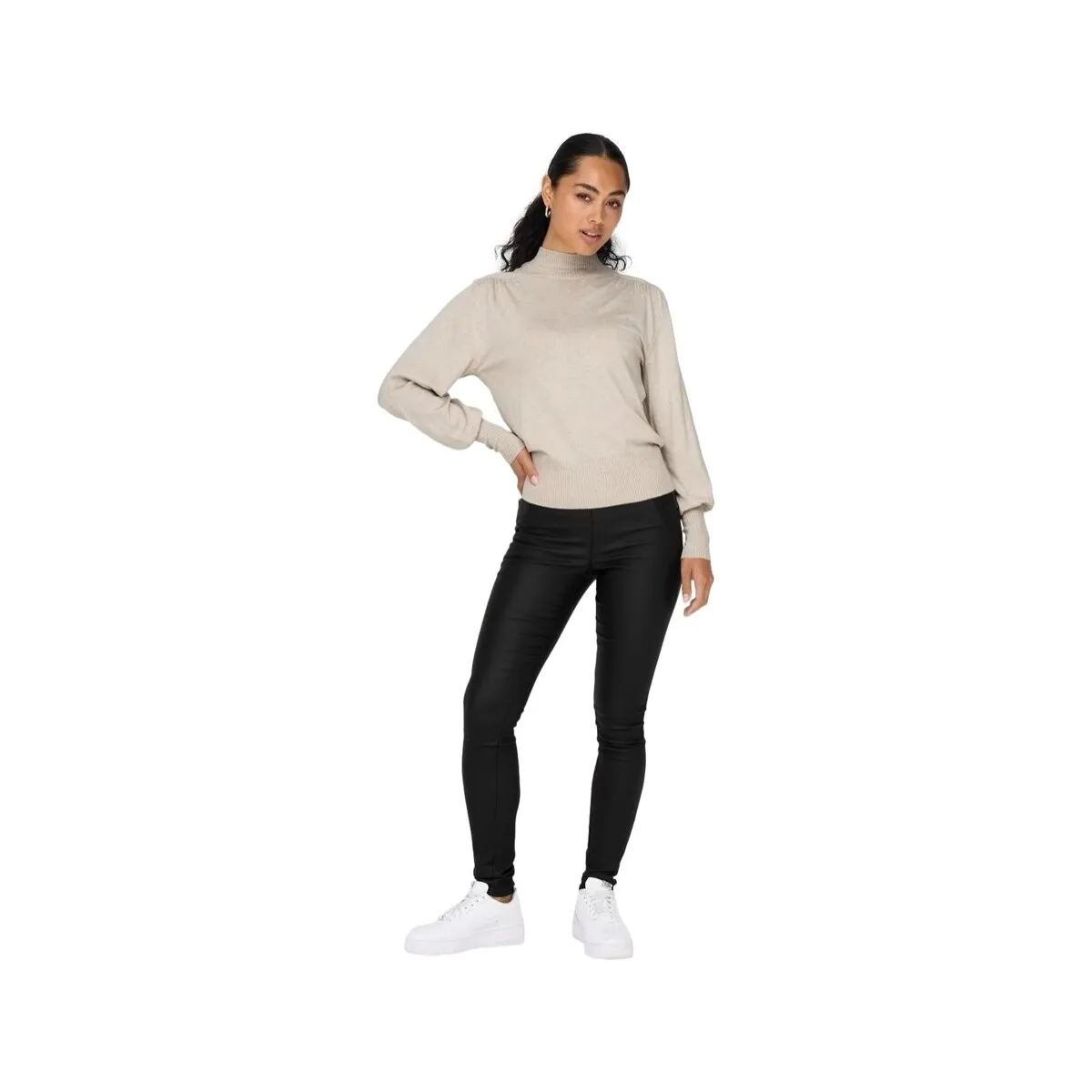 JULIA LIFE L/S KNIT  PUMICE STONE
