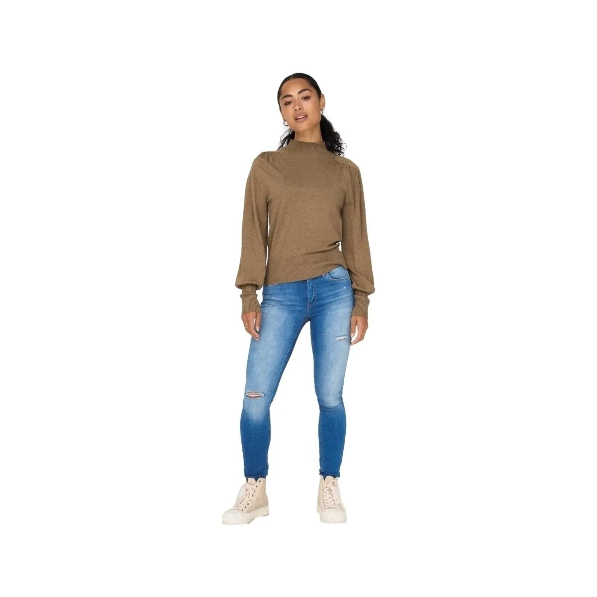 JULIA LIFE L/S KNIT  TOASTED COCONUT