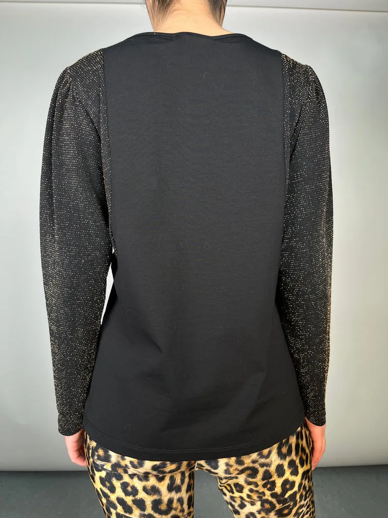KARYN COO Polera Torrojas Dorado