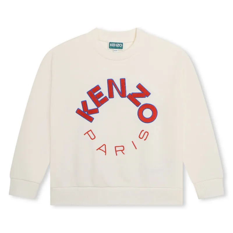 KENZO KIDS Sudadera de muletón de algodón