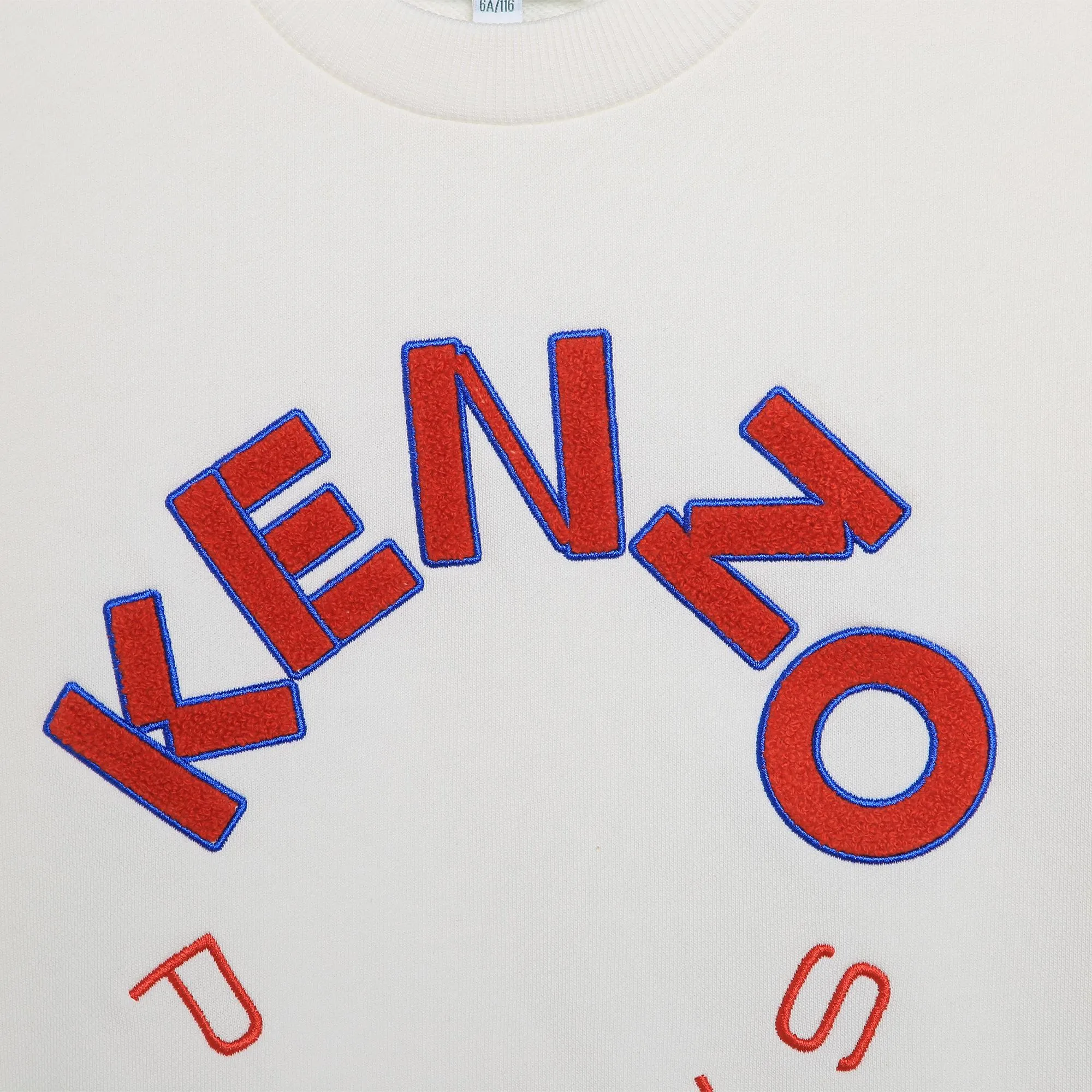 KENZO KIDS Sudadera de muletón de algodón