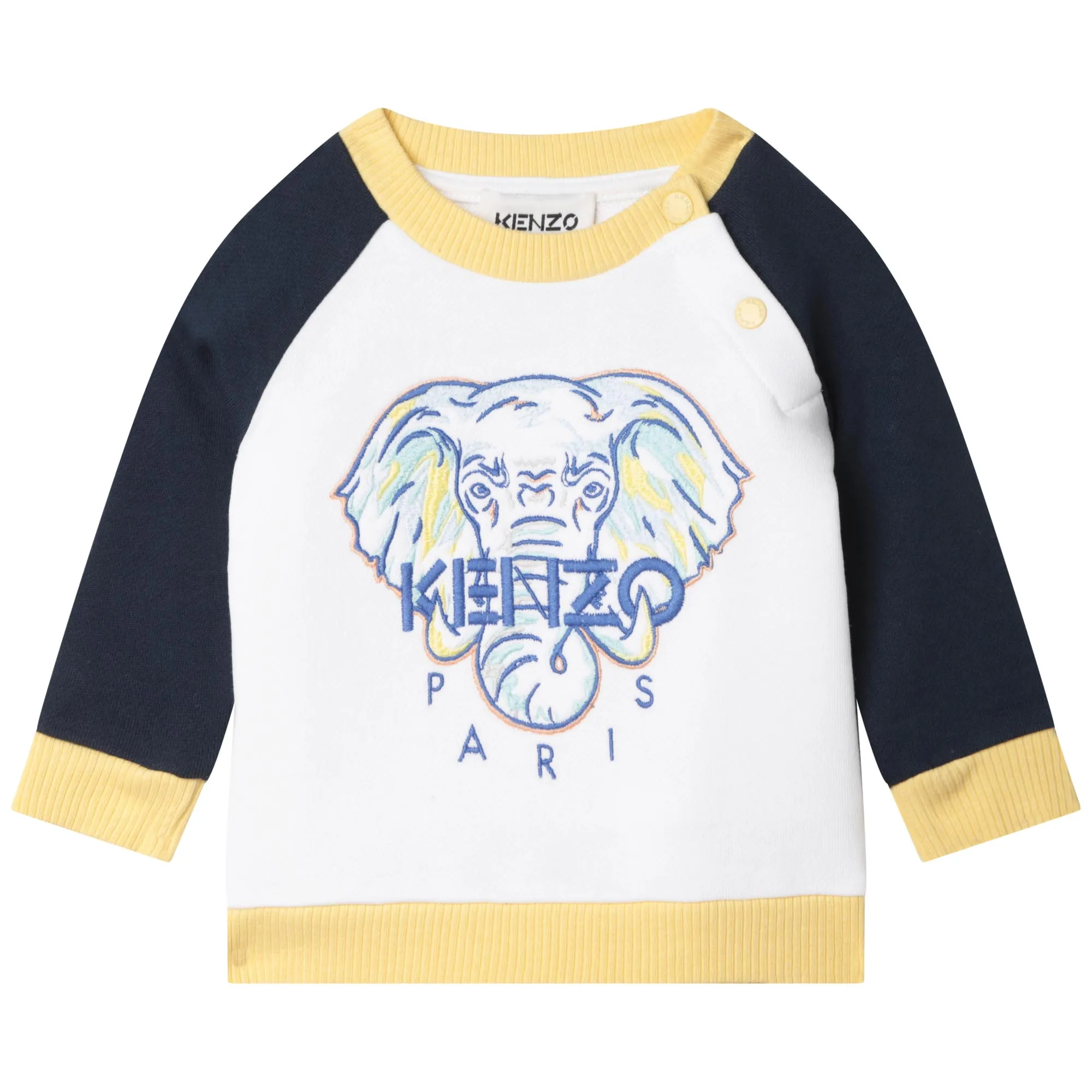 KENZO KIDS Suéter de algodón bordado