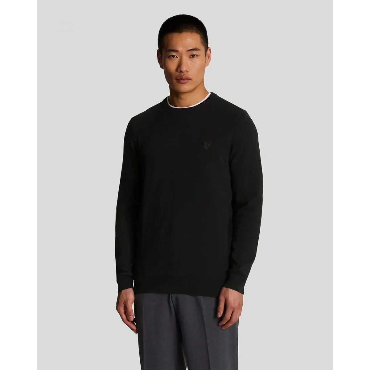 KN821TON CREW NECKZ865 JET BLACK